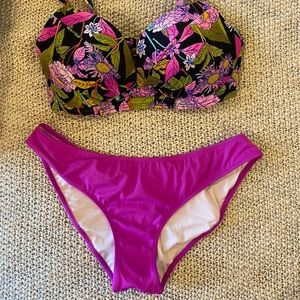 Two piece cheeky swimsuit